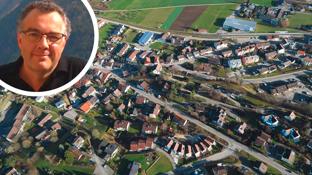 20211122-bildkombo-standpunkt Gemeinderat Sandro Turcati (SP) sieht den neuen Verkehrsrichtplan als strategische Zielvorgabe.