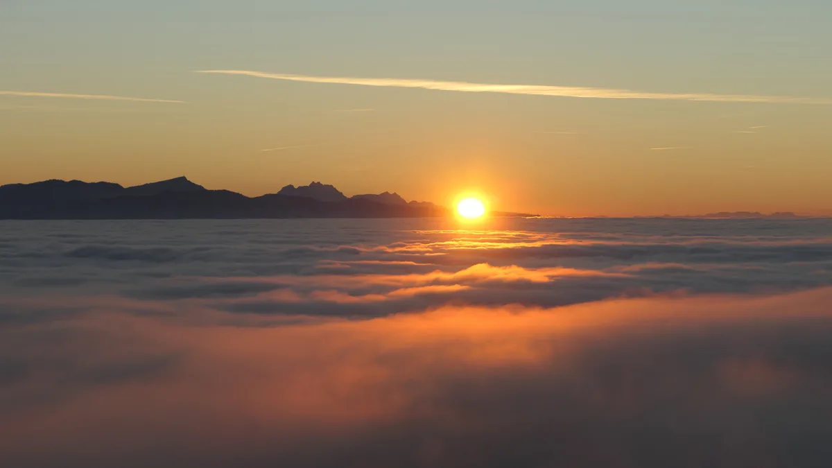 Platz 1 mit 52 Stimmen: Sonnenuntergang unterhalb der Wolfsgrueb, Platz 2 mit 31 Stimmen: Waldohreule am Pfäffikersee, Platz 3 mit 30 Stimmen: Sonnenstrahlen durchbrechen die Nebelgrenze auf dem Weg zum Bachtel, Platz 4 mit 15 Stimmen: «Verblühter Löwenzahn in Adventsstimmung» aufgenommen in Effretikon, Platz 5 mit 1 Stimme: Die Alpen in der Morgensonne, fotografiert vom Bahnhof Bubikon