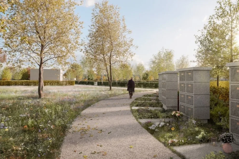 med_info_75_2021_12_16_baukredit_friedhof_wetzikon So soll der Friedhof gemäss dem Siegerprojekt von 2019 aussehen.