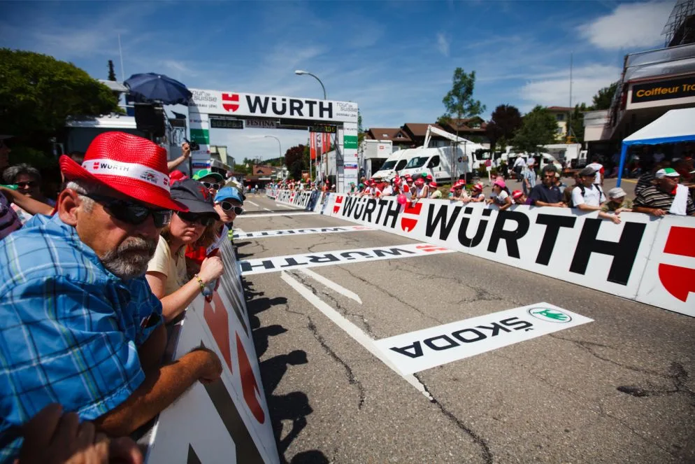tourdesuisse-gossau Grosses Spektakel: 2012 war Gossau Tour-Etappenort.