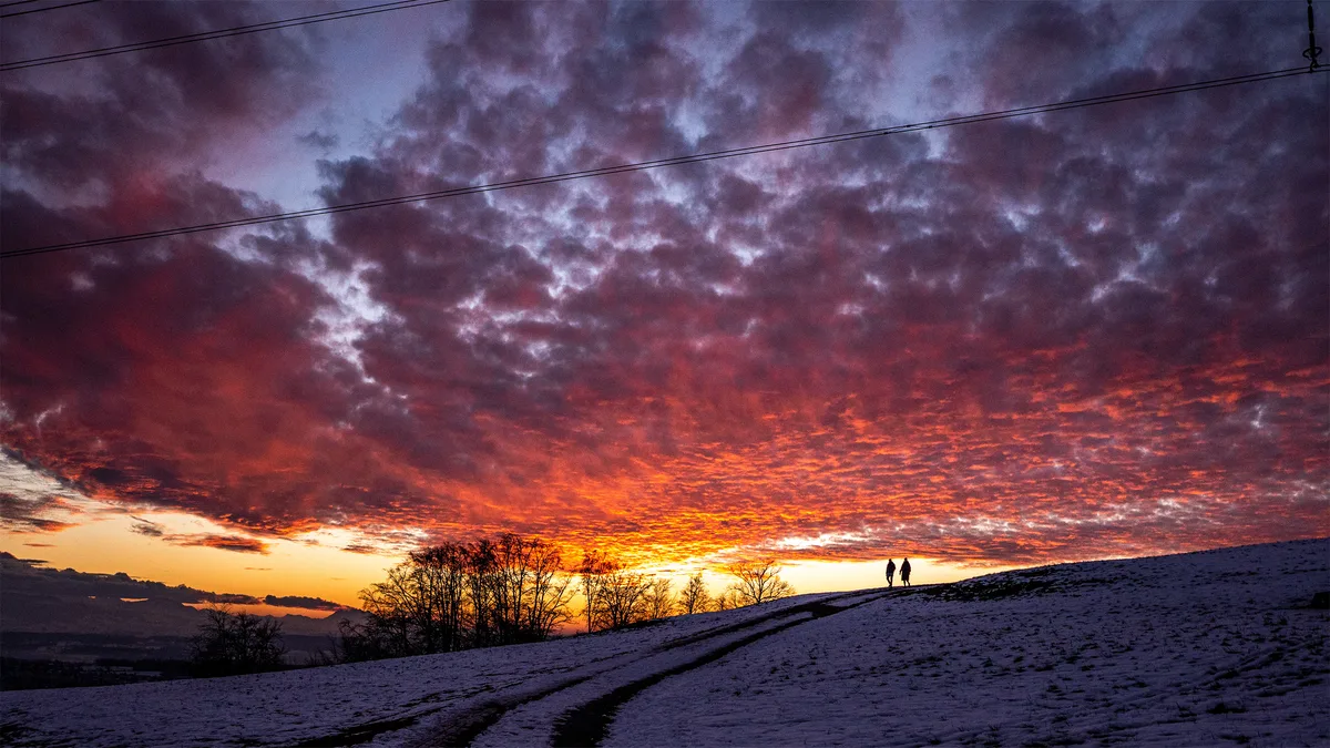 Platz 1 mit 95 Stimmen: «Spaziergänger in der Abendstimmung in Hittnau», Platz 2 mit 64 Stimmen: «Winterparadies in Bettswil auf der Loipe», Platz 3 mit 63 Stimmen: «Winterzauber entlang dem Züri-Oberland-Höhenweg», aufgenommen bei der Sädelegg, Platz 4 mit 49 Stimmen: «Raureif am Pfäffikersee», Platz 5 mit 15 Stimmen: Eiszapfen in der Tössscheidi bei Steg