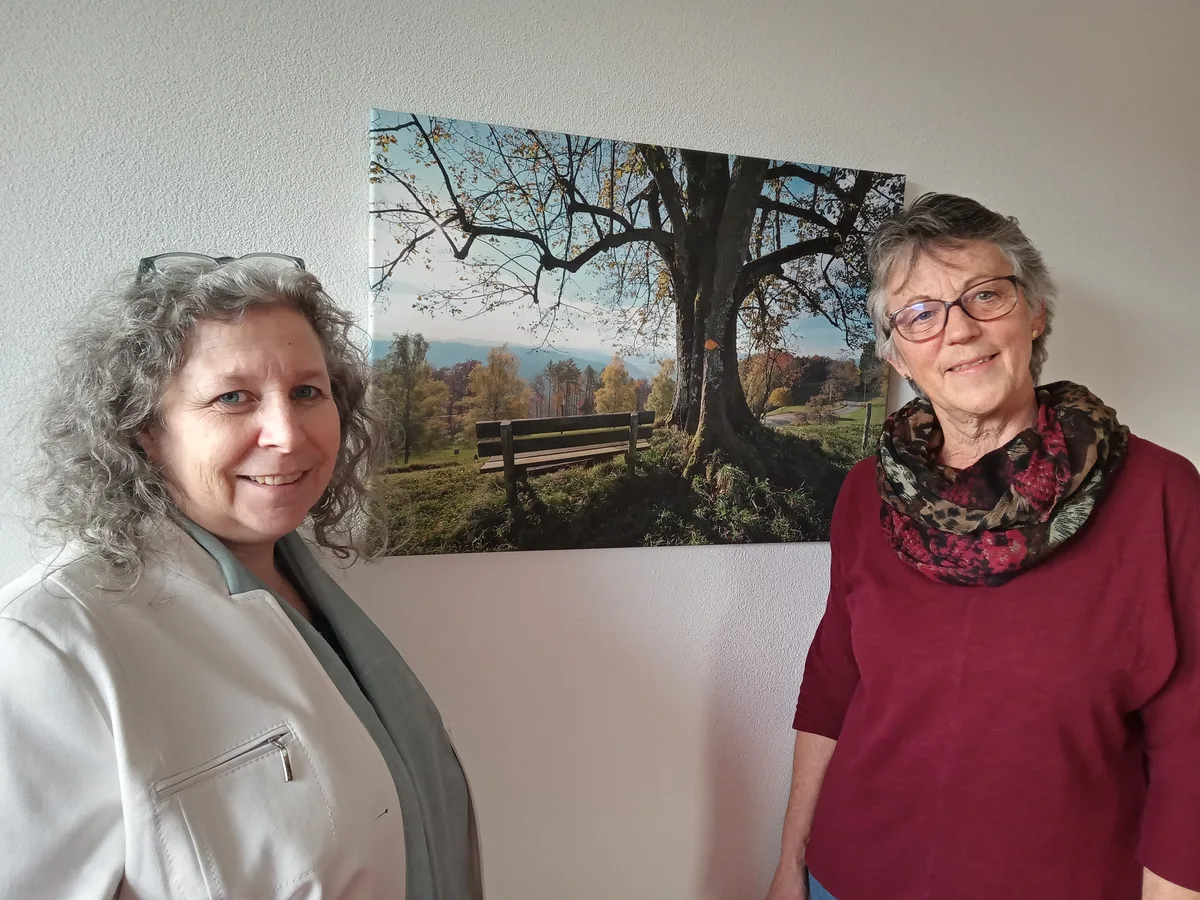 Katrin Ruzicka (links) und Regina Schleicher sind die Verantwortlichen des neuen Angebots.