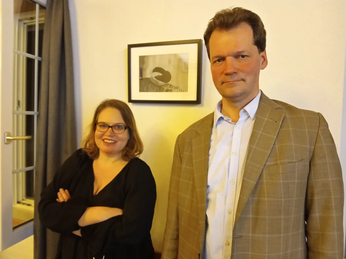 img_20220224_194634 Organisatorin Monika Di Benedetto und Referent Michael Coors freuten sich über den interessanten Austausch mit den Besuchern.
