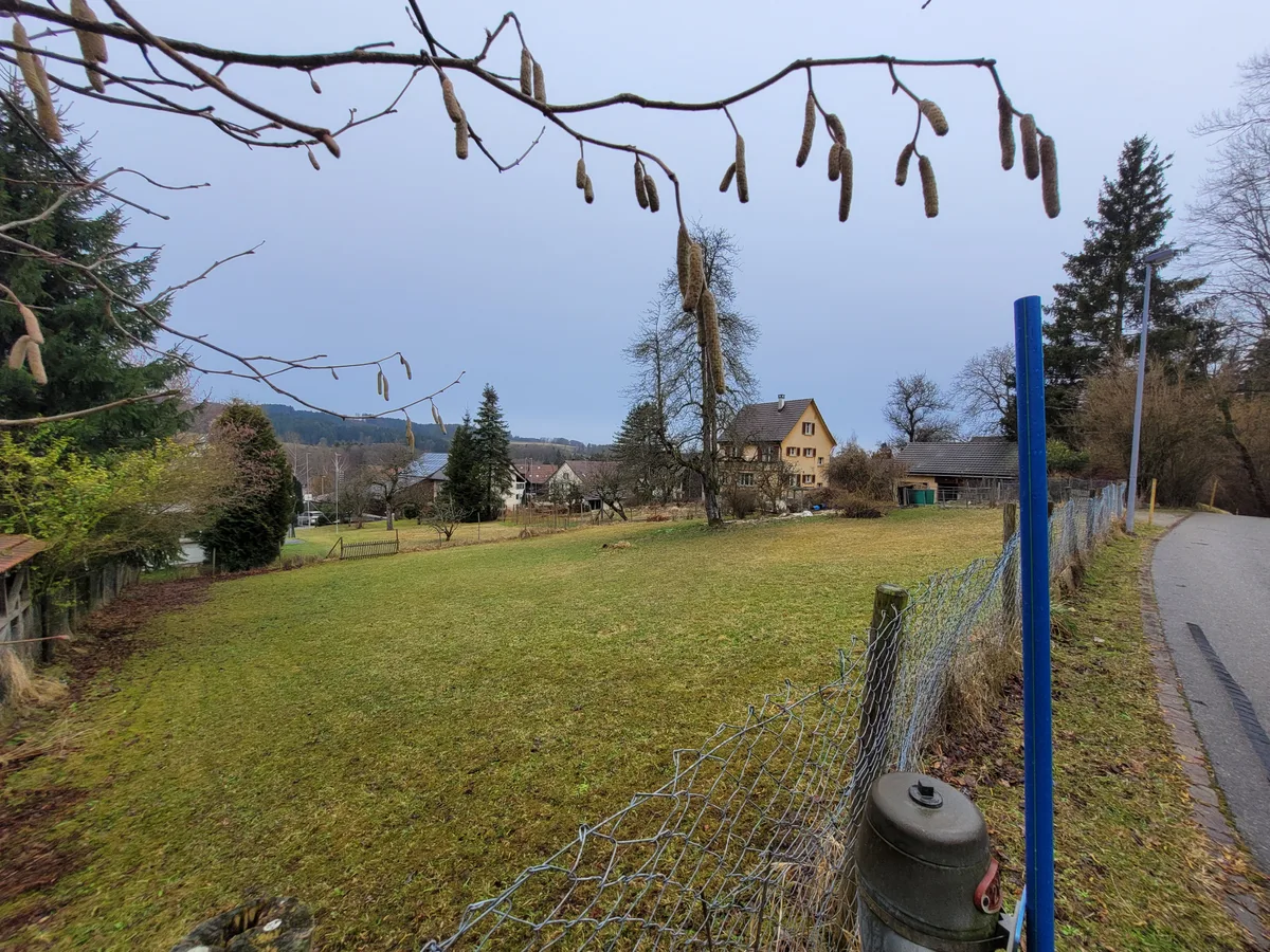 https-zueriost-ch-sites-default-files-media-2022-03-17-ehrikon-landverkauf-sko-3-jpg Die Parzelle 124 in Ehrikon soll verkauft werden., Auf dem Grundstück stehen zurzeit ein Einfamilienhaus und eine Garage., Die Fläche beträgt insgesamt 3248 Quadratmeter.