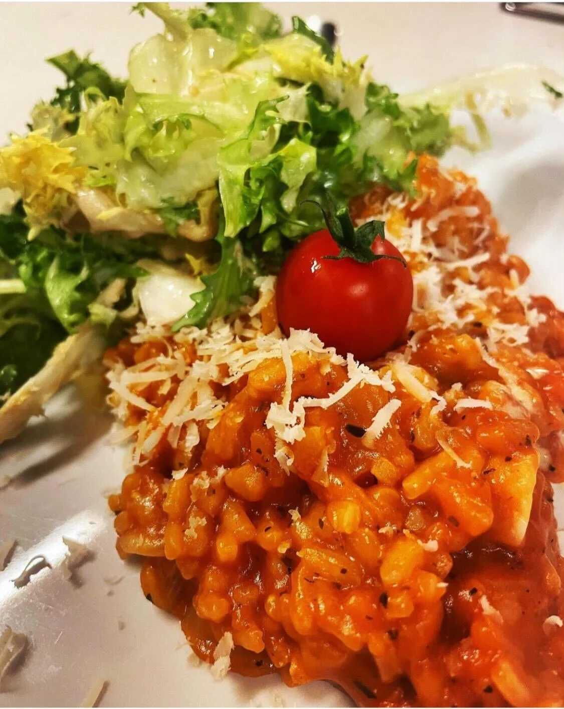 risotto_1 Kommt in allen Variationen gut daher: Risotto, heute mit Tomaten.