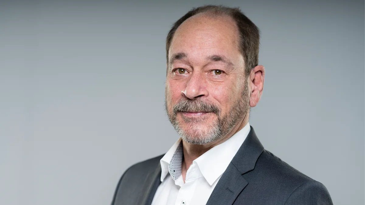 Man sieht René Schaffner von der Firma Electrolux