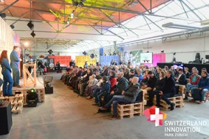 innopark Mit Präsentationen werden die Projekte erklärt.