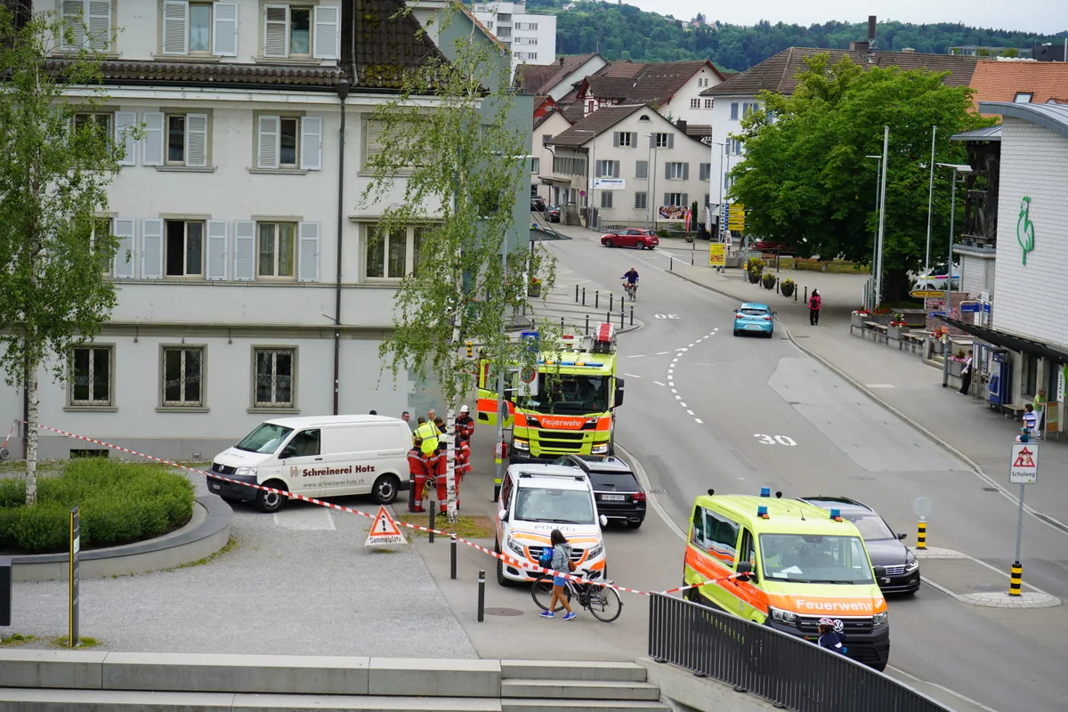 Der Glattquai wurde zwischenzeitlich abgesperrt.