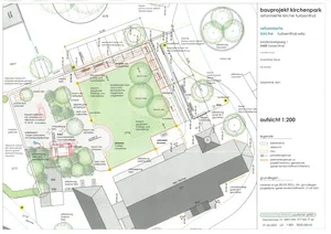 kirchenpark-turbenthal Ein Platz zum Verweilen: Das stellt sich die Kirchenpflege unter dem neuen Kirchenplatz vor., Kirchenpflegerin Monika Di Benedetto ist der Meinung, das Projekt sei breit abgestützt., Auf dem Areal wird auch ein Spielplatz gebaut. Dieser behebt einen Mangel im Dorf.
