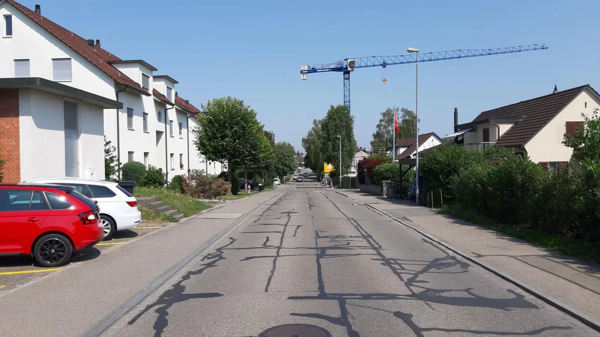 Die Sonnenbergstrasse.