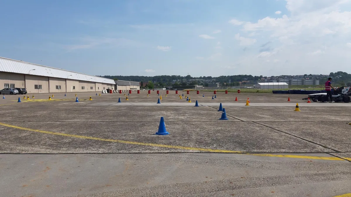 Teststrecke auf dem Gelände des Innovationsparks.