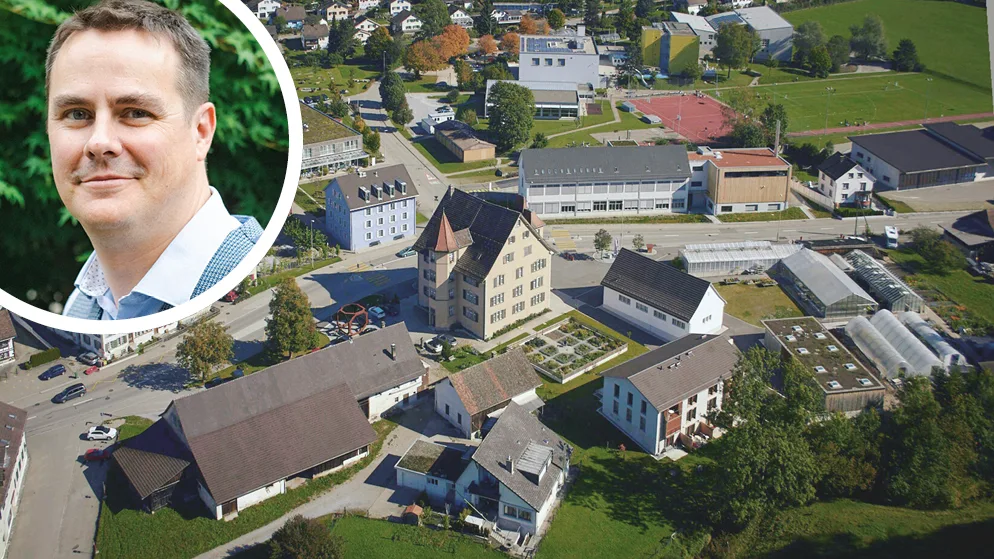 20220701-bildkombo-basler-gehoerlosendorf Marc Basler ist der neue Leiter des Gehörlosendorfs., Er möchte, dass das Gehörlosendorf als Dorf im Dorf wahrgenommen wird., Mit dem neuen Selbstbestimmungsgesetz kommen viele Herausforderungen auf die Institution zu.