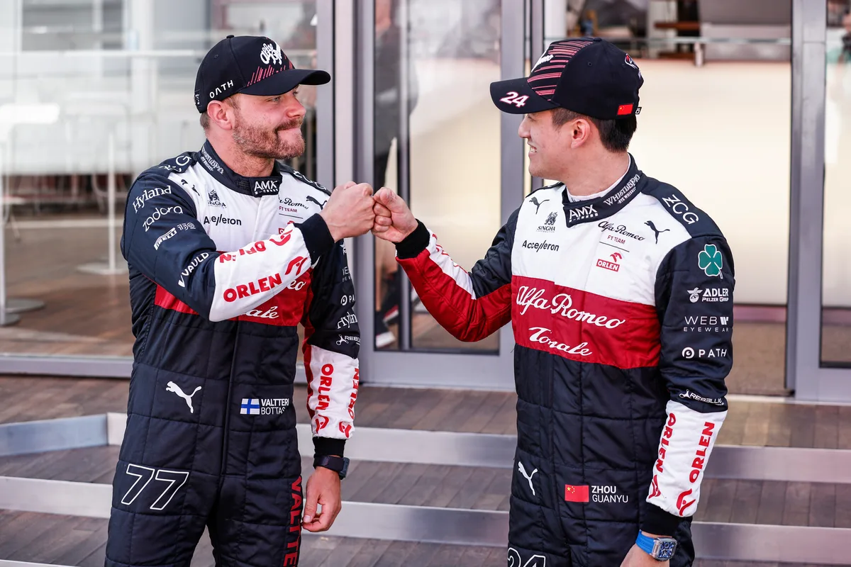 Sie sind nicht das Problem: Valtteri Bottas und Guanyu Zhou lieferten gute Leistungen ab.