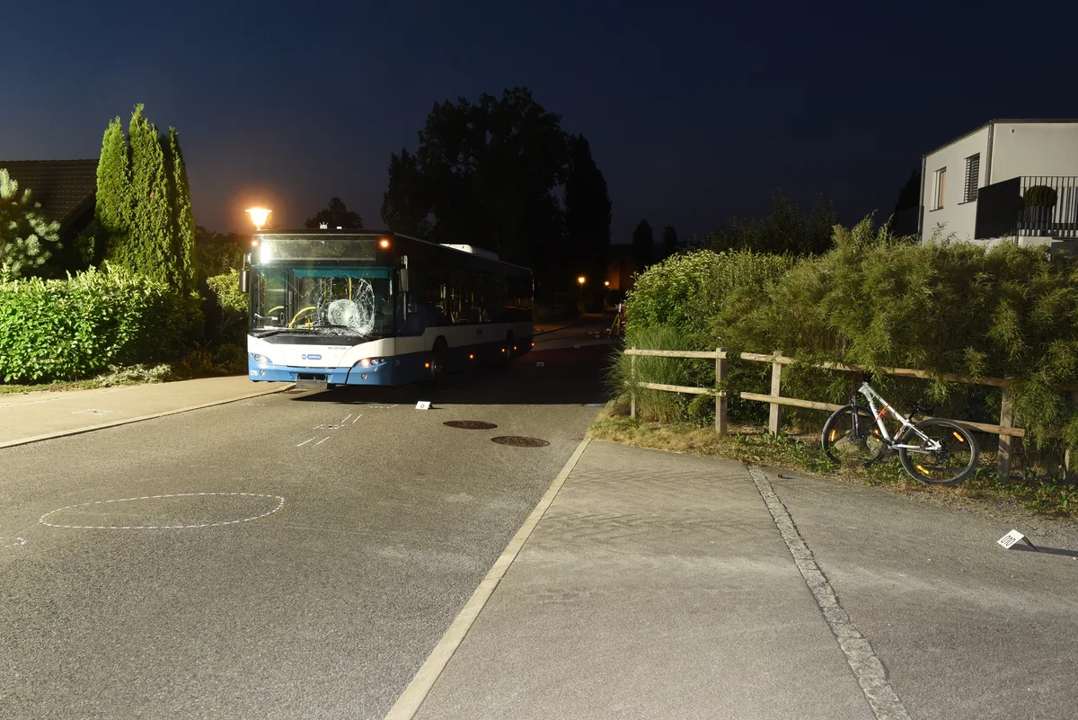Übersicht der Unfallstelle: Am Dienstag verunfallte hier ein 10-jähriger Junge mit dem Velo.