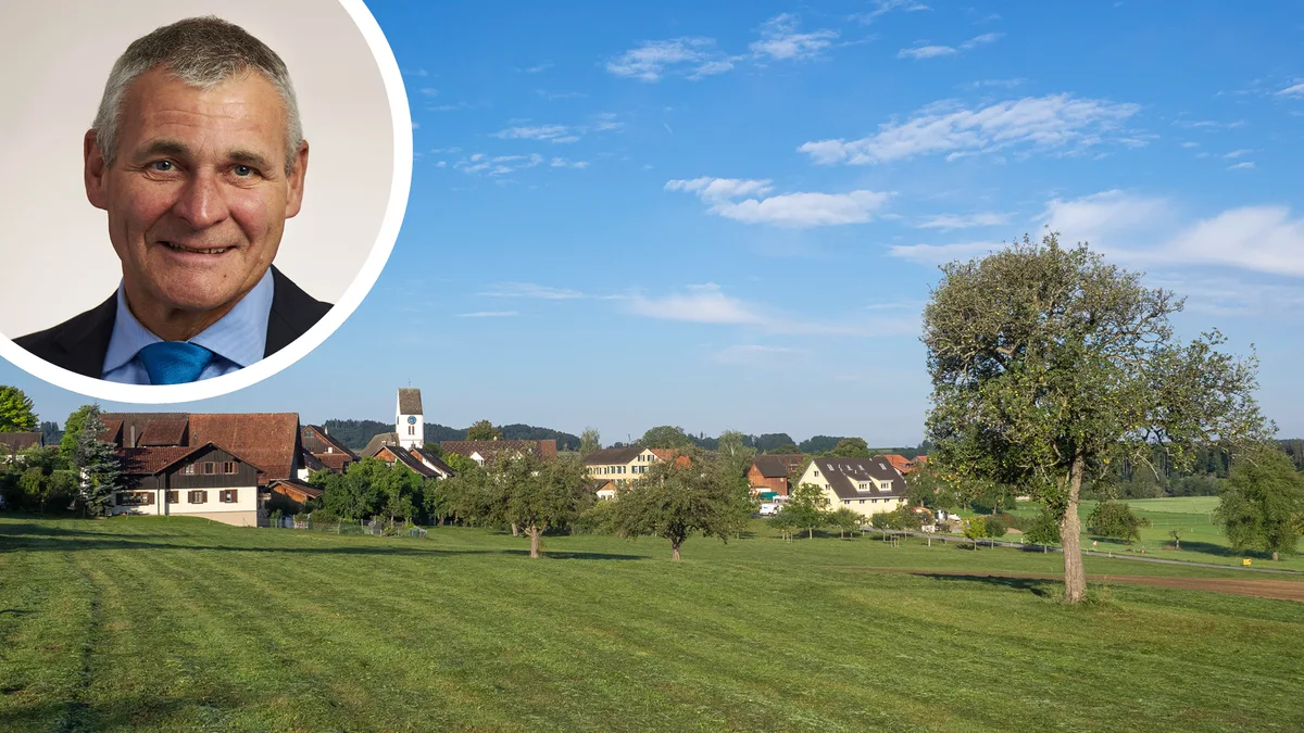 20220928-bildkombo-wildberg Die Gemeinde Wildberg hat gemäss Gemeindepräsident Dölf Conrad (SVP) als Fusionspartner viel zu bieten.