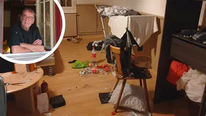 20221026-bildkombo-verwuestung2 Wirt Walter Dossenbach ist entsetzt: Ein Gast bereitete sich trotz Verbot ein Fondue im Zimmer zu. , Doch teilweise strömen auch noch miesere Gerüche aus den Zimmern des «Güggeli-Huus Frohsinn»., Der Wirt hatte in den letzten zehn Jahren ..., ... öfters Sorgen wegen seiner Mieter. , Dossenbach bot wegen des Drogenkonsums seiner Mieter auch schon die Polizei auf., Nun will er nicht mehr weitermachen und hört per Ende Jahr auf.