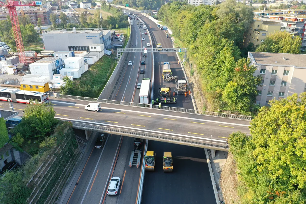 baustelle-effretikon-ohringen Das Bauarbeiten auf der A1 in der Region sind abgeschlossen. Trotzdem kommt es noch zu Verkehrsberhinderungen.