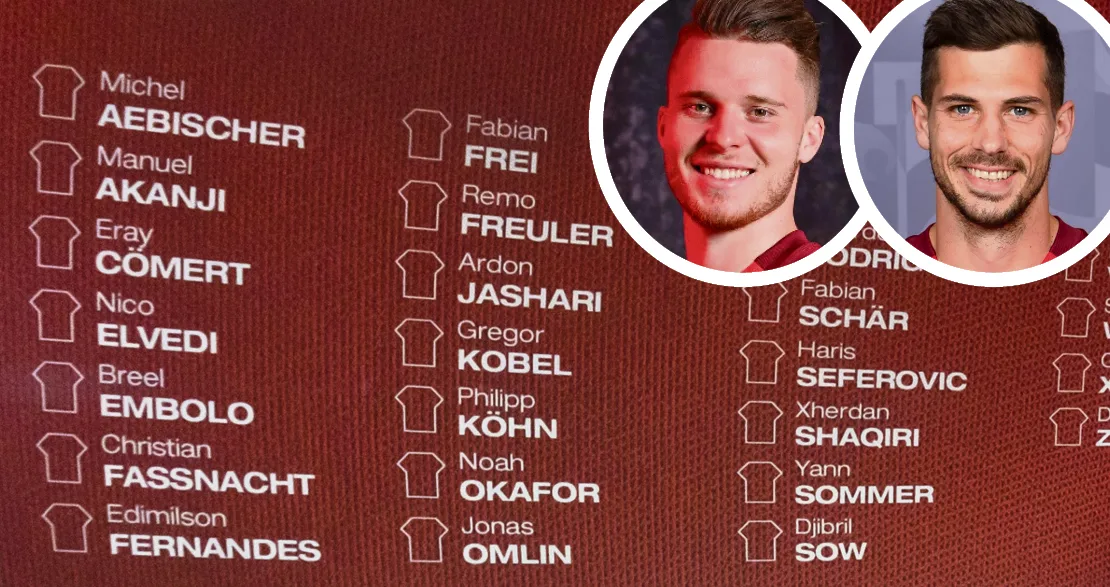Sie dürfen sich freuen: Nico Elvedi (links) und Remo Freuler stehen in Murat Yakins WM-Aufgebot.
