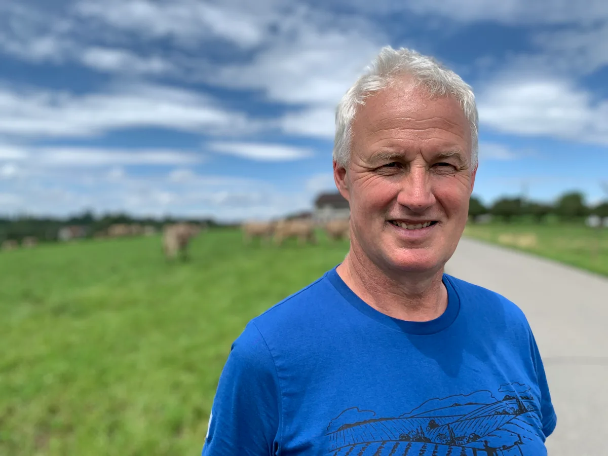 Der Bauer Ruedi Bachofen.