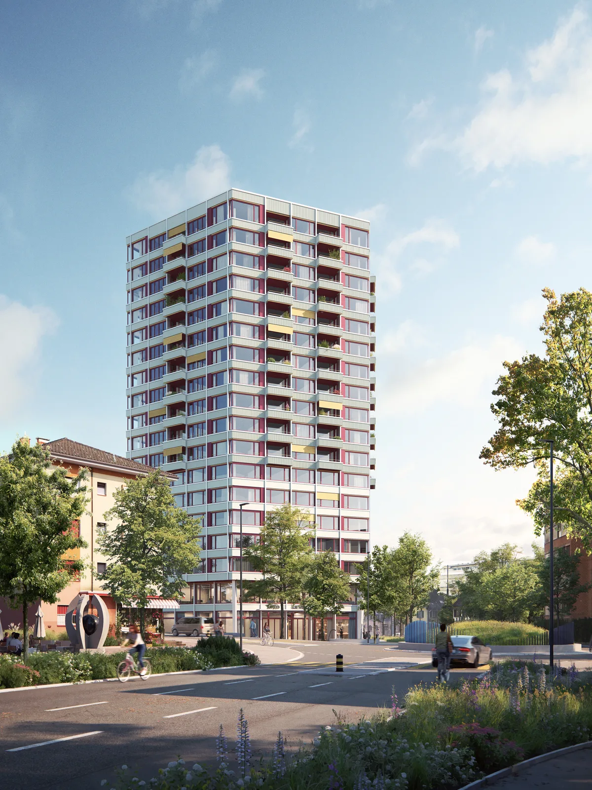 Nur fünf statt sechs Ecken, aber genauso hoch – das zweite Hochhaus am Bahnhof Effretikon ist geplant. Im Zentrum von Effretikon wird verdichtet gebaut.