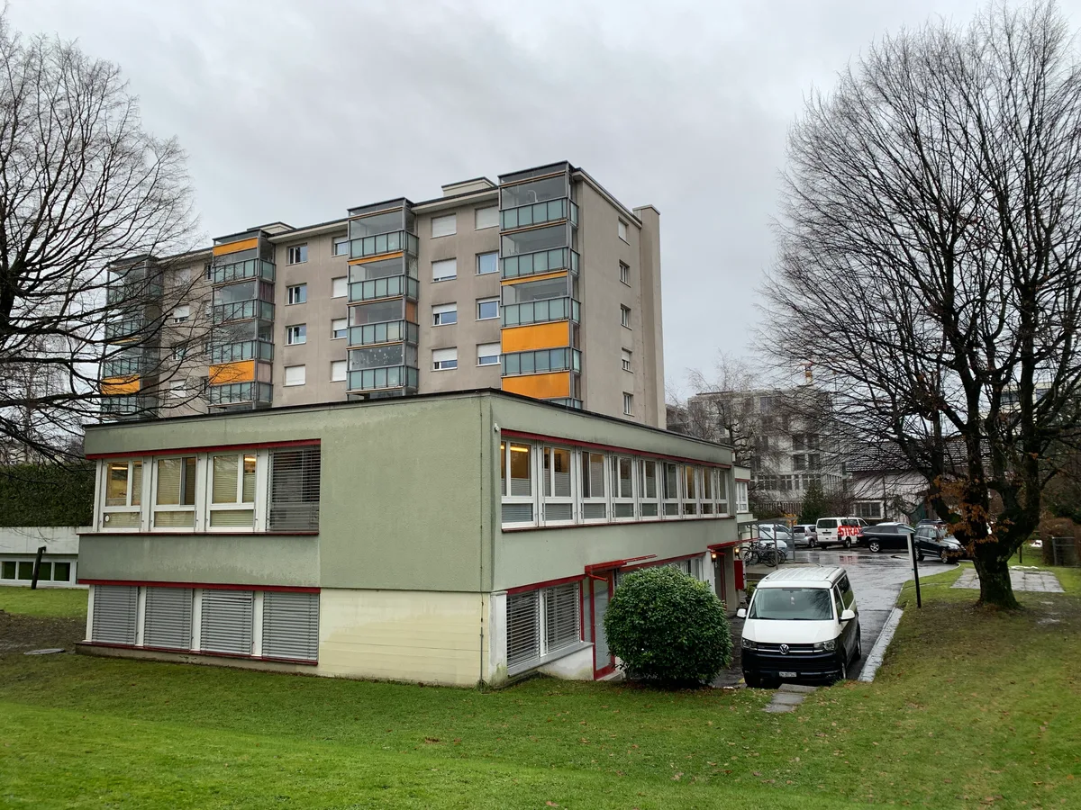 Geplante Asylunterkunft an der Rapperswilerstrasse 19.