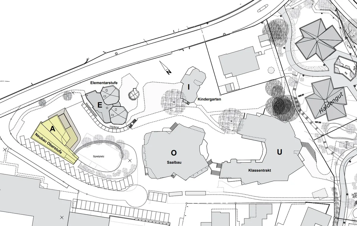 Vorprojekt für den neuen Oberstufencampus der Rudolf-Steiner-Schule in Wetzikon.