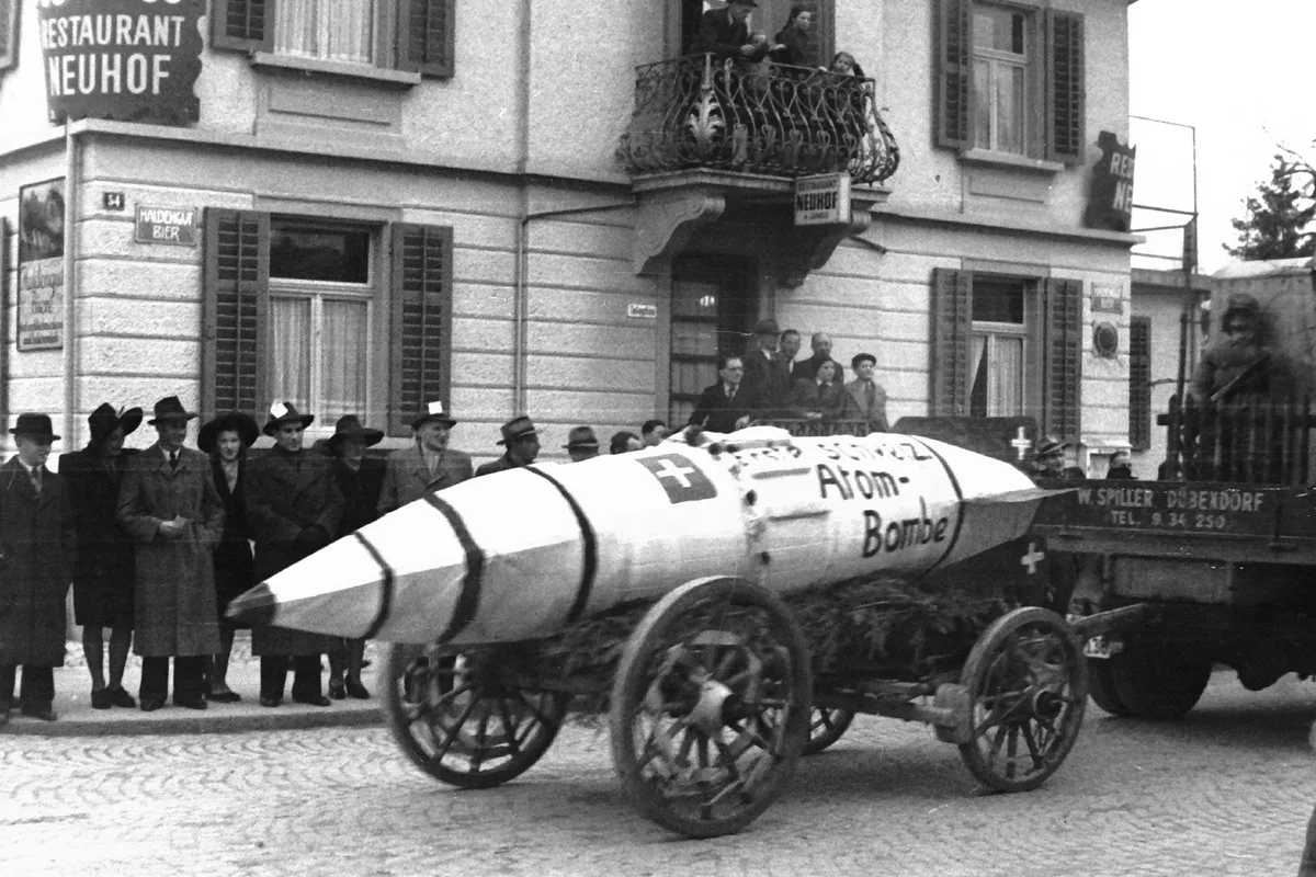 1946 Fastnachtsumzug in Dübendorf.