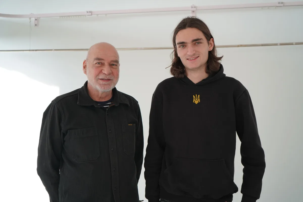 Gian und Urs Walder reisten in die Ukraine.
