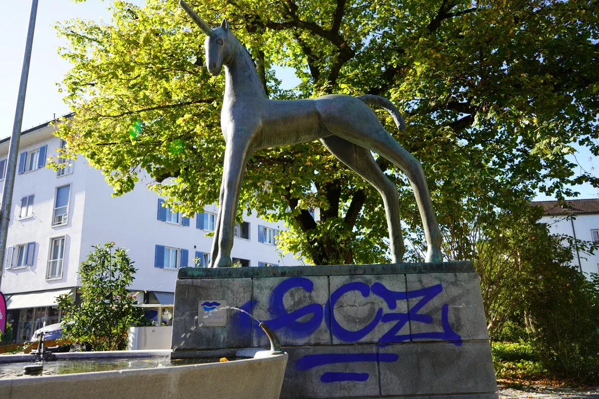 Graffiti in Dübendorf.