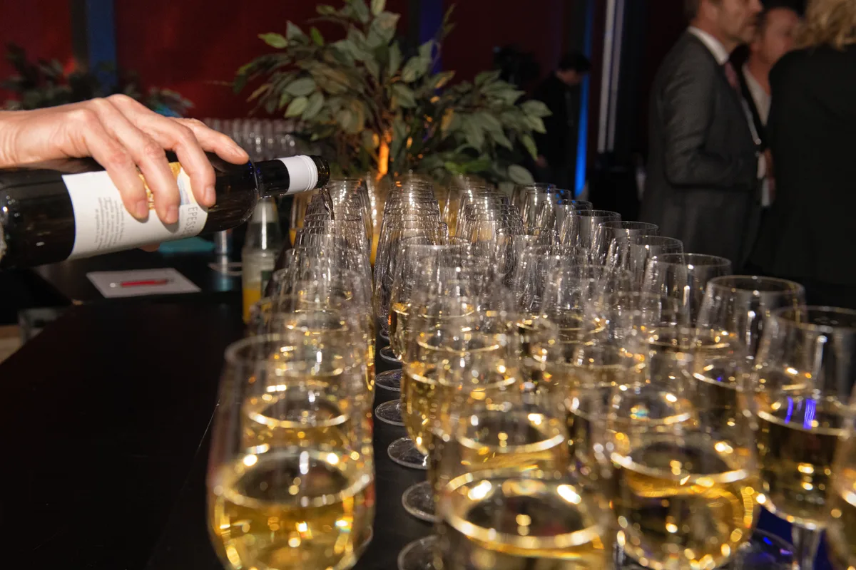 Wenn es schick wird, dann ist der Apéro nicht weit. Schreibstar 2023 Finalabend