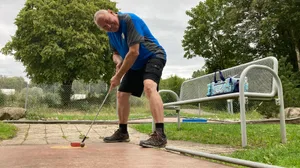 Wolfgang Wicki, Präsident des Minigolfclub Effretikon. Wolfgang Wicki, Präsident des Minigolfclub Effretikon.