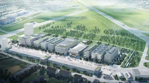 Auf dem Innovationspark in Dübendorf werden die ersten Neubauten erstellt. Auf dem Innovationspark in Dübendorf werden die ersten Neubauten erstellt.