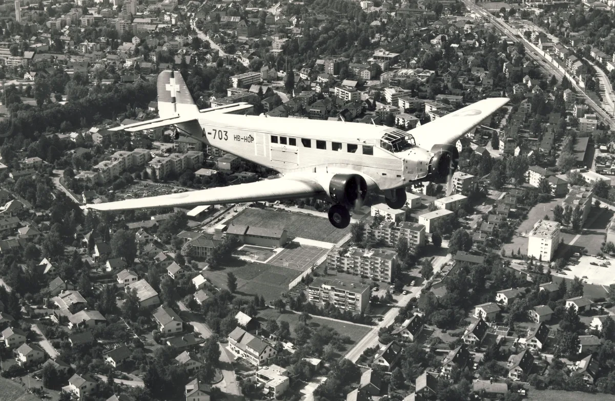 Die Ju-52 startete im Jahr 2000 vom Dübendorfer Flugplatz zu einer Weltumrundung.