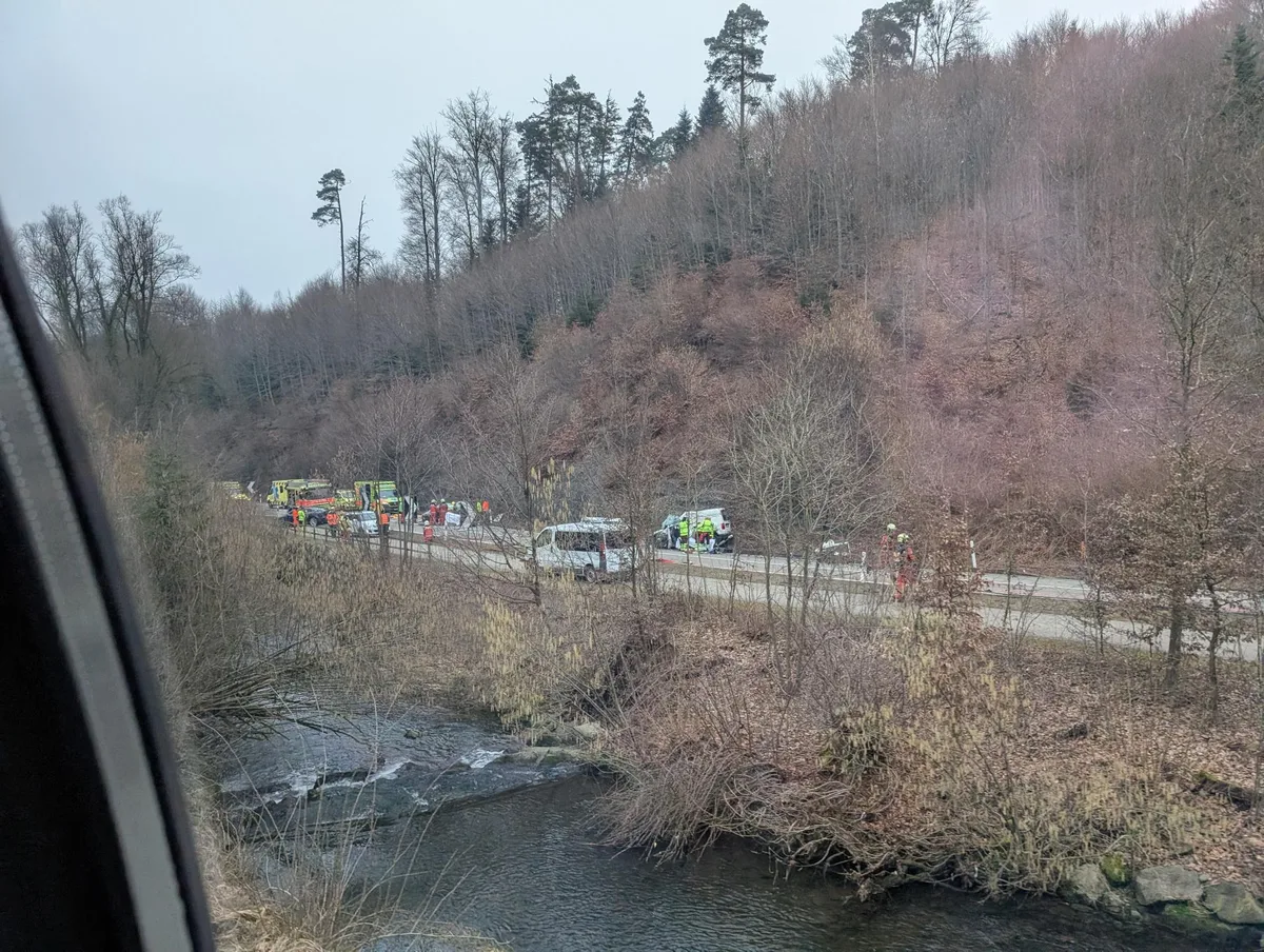 Schwerer Unfall im Aatal Schwerer Unfall im Aatal