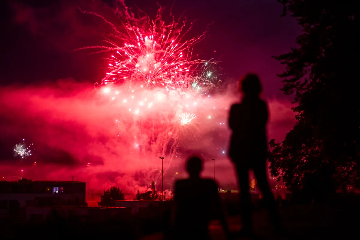Feuerwerk in Fehraltorf. Foto: Christian Merz Feuerwerk in Fehraltorf. Foto: Christian Merz