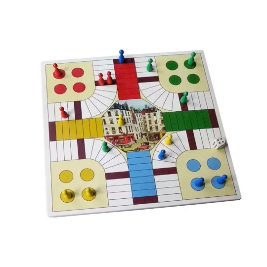 Man sieht ein «Eile mit Weile»-Spielfeld.