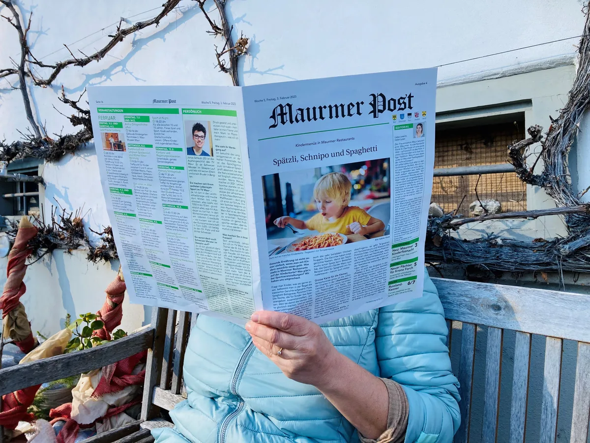 Die Maurmer Post wird in der Gemeinde gerne gelesen. Die Maurmer Post wird in der Gemeinde gerne gelesen.