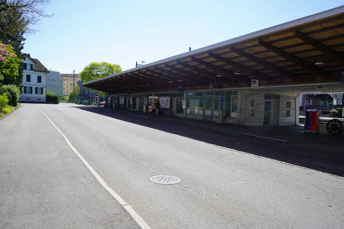 Busbahnhof in Hinwil.