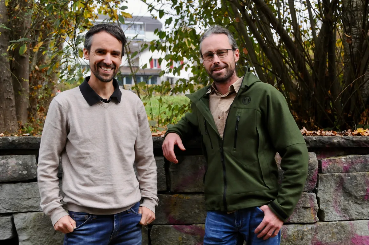 Dominik Scheibler (l.) und Stefan Keller engagieren sich schon seit Jahren für die Natur. Dominik Scheibler (l.) und Stefan Keller engagieren sich schon seit Jahren für die Natur.