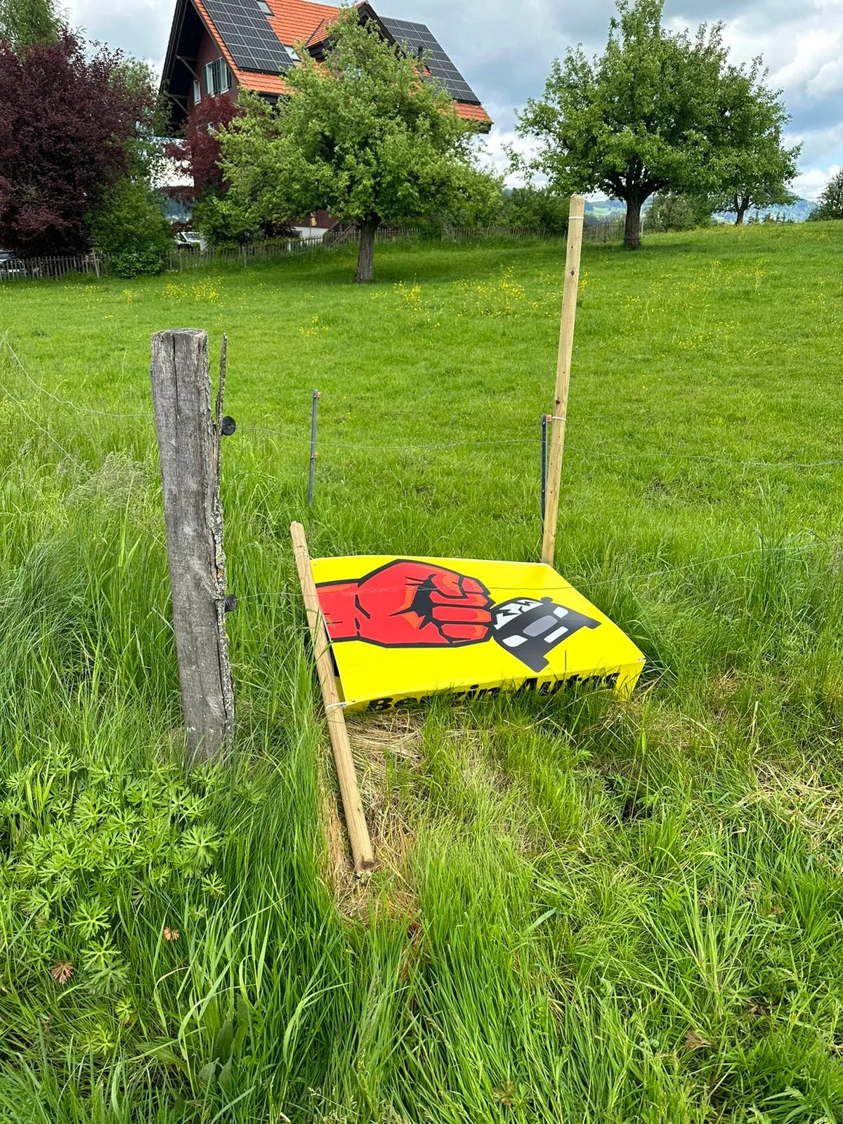 Die SVP Wetzikon wurde in den letzten 24 Stunden wieder vermehrt Opfer von Plakatvandalen. Die SVP Wetzikon wurde in den letzten 24 Stunden wieder vermehrt Opfer von Plakatvandalen.