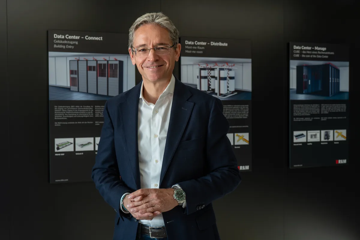 28731463-7 Roger Baumann ist seit Juni 2025 CEO beim Wetziker Tech-Unternehmen R&M.
