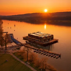 25127867-3 Vorbild Titicacasee: Busse der VZO auf dem Greifensee.