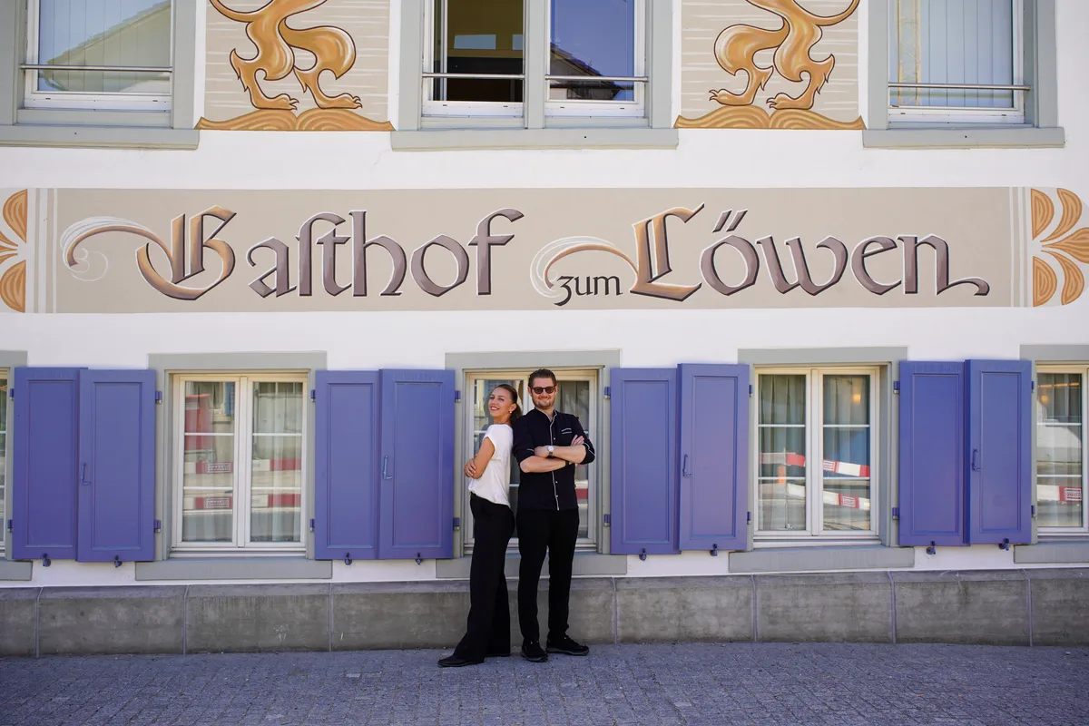 18419410-15 Mehr Platz, mehr Möglichkeiten: Der Gasthof zum Löwen eröffnet Andreas Gschwind und seiner Partnerin Suzi Milijas eine neue gastronomische Welt.