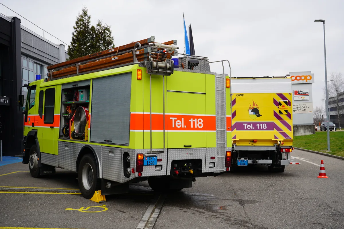 Fritteuse Brand Hinwil Center