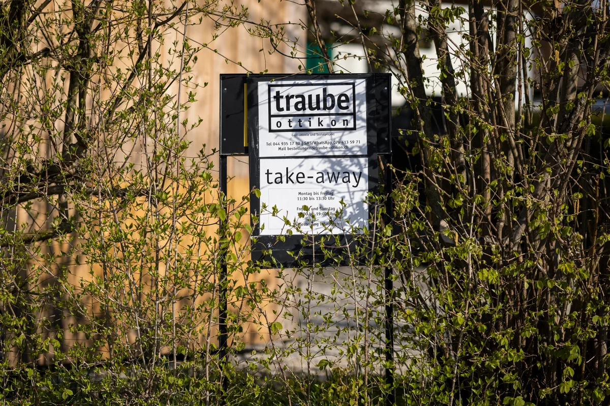 Traube Ottikon mit TakeAway Angebot. Traube Ottikon mit TakeAway Angebot.
