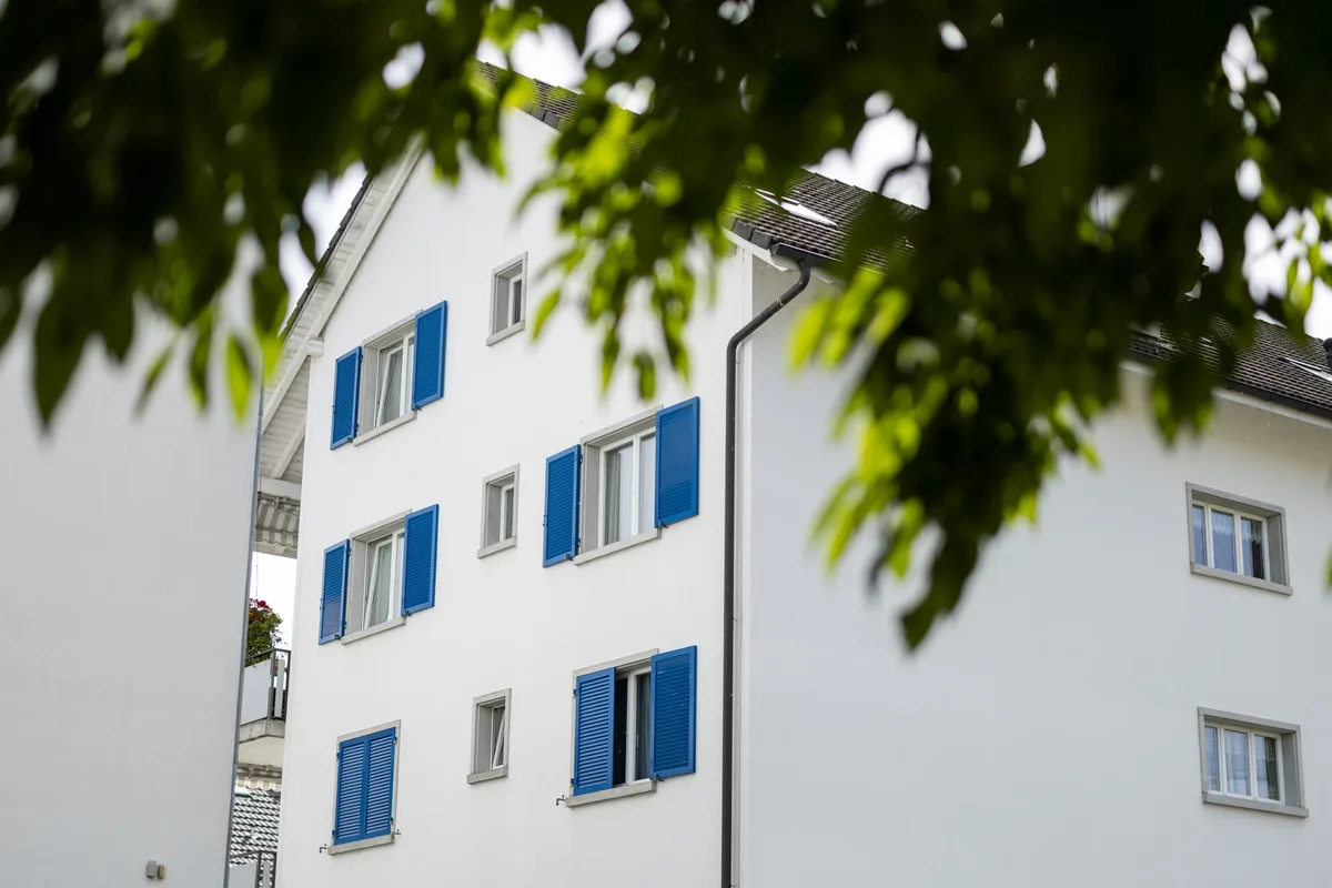 Wohnhaus der syrischen Familie. Wohnhaus der syrischen Familie.