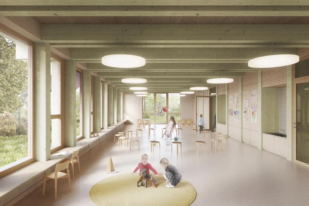 12171511-1 So könnten die neuen Wetziker Kindergärten aussehen.
