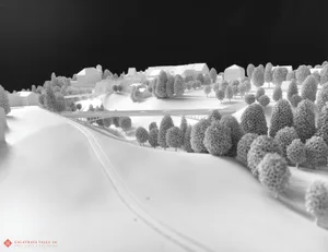 Calatravas Umfahrung führt von Oetwil am See her eine Brücke über das Tobel, dann unter dem Grüninger Friedhof in ein Tunnel und anschliessend auf der Wetzikerstrasse in Richtung Wetzikon. Calatravas Umfahrung führt von Oetwil am See her eine Brücke über das Tobel, dann unter dem Grüninger Friedhof in ein Tunnel und anschliessend auf der Wetzikerstrasse in Richtung Wetzikon.