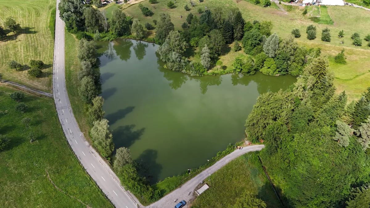Die friedvolle Ruhe am Ringwiler Weiher wird für einige Monate gestört. 