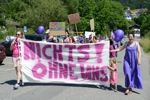 12397007-3 Nicht nur in Zürich: Auch in Wald gibt es eine Demonstration zum feministischen Streik.
